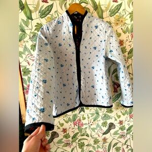 Handmade Floral Quilted Women's Jacket - Sz small